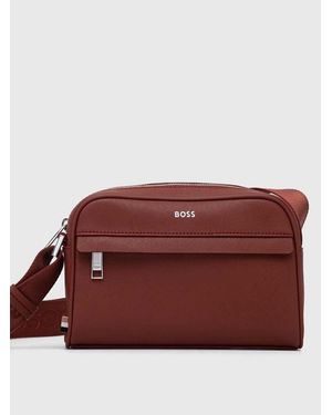 BOSS Open Zair Crossbody Bag - Red