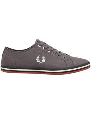 Fred Perry B7259 M75 Kingston Twill Trainers - Grey