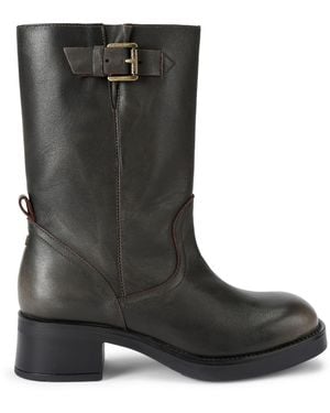 KG by Kurt Geiger Leather Trident Boots - Black