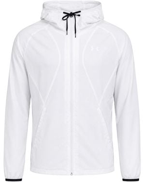 Under Armour Woven Windbreaker Jacket - White