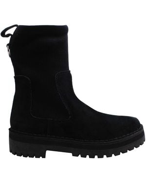 Clarks Rock Knit Boots - Black