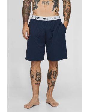 BoohooMAN Loungewear Short - Blue