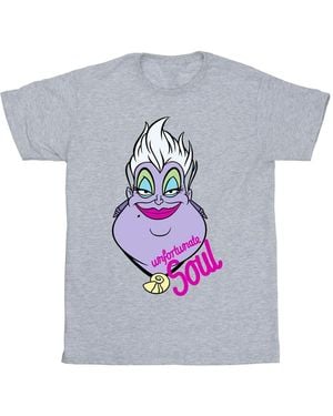 Disney Villains Ursula Unfortunate Soul T-Shirt (Sports) - Grey