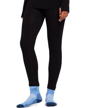 OEX Lightweight & Quick Drying Barneo Base Leggings With Moisure Wicking Fabric - Black