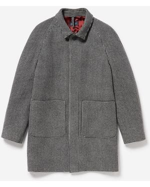 Oliver Sweeney Wool/Cashmere Blend Car Coat - Grey