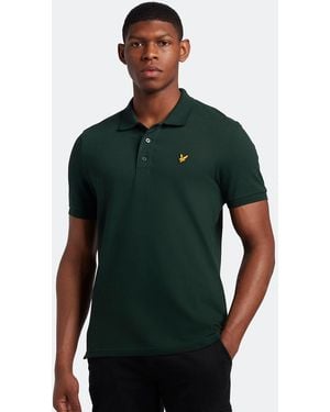 Lyle & Scott Plain Polo Shirt - Green
