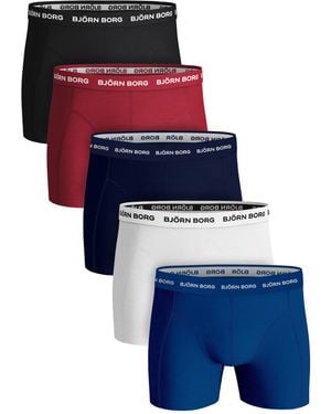 Björn Borg Björn Borg- 5 Pairs Boxer Briefs - Blue