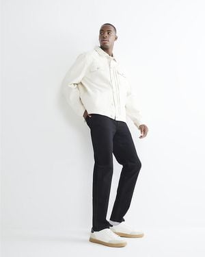 River Island Slim Fit Jeans Ultimate Denim Cotton - White