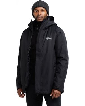 North Ridge Align 3-In-1 Waterproof Insulated Jacket, Winter Coat - Black