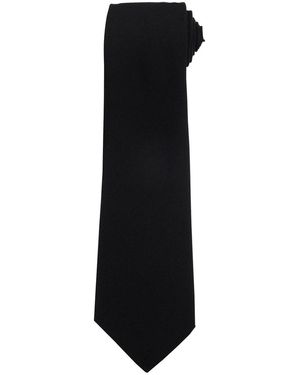 PREMIER Plain Tie - Black