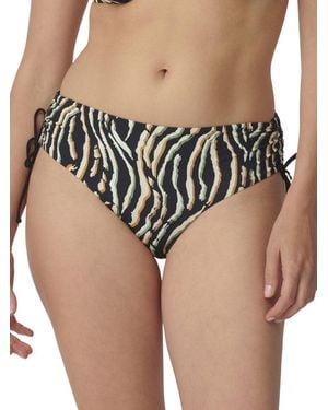 Triumph Charm Elegance 2.0 Midi Bikini Brief Dark Combination Polyamide - Black