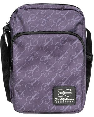 Crosshatch Westernby Mini Crossbody Bag - Purple