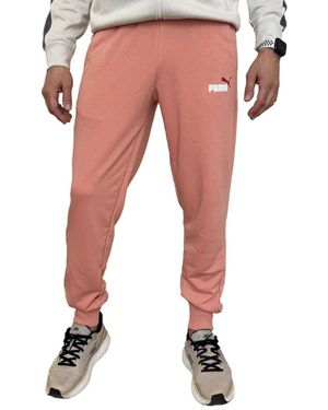PUMA Ess+ Logo Joggingbroek - Roze