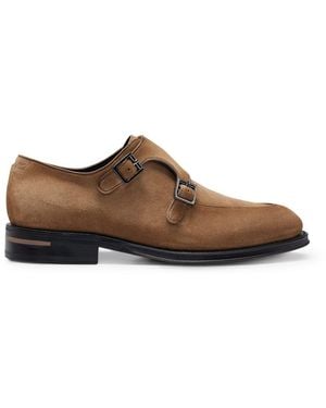 BOSS Terry Monk Shoes - Brown