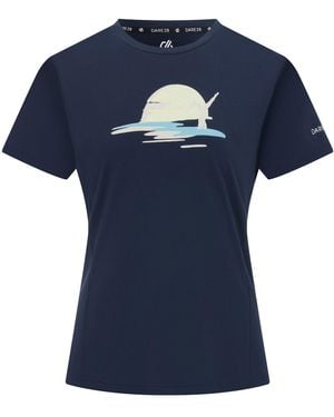 Dare 2b Ladies Tranquility Iii Yoga Pose T-Shirt Cotton - Blue