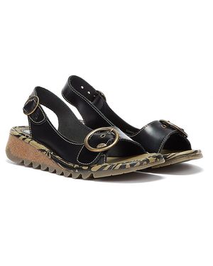 Fly London Tram723fly Sandals - Black