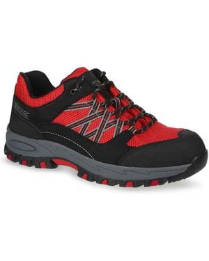Regatta Adult Sandstone Safety Trainers - Red