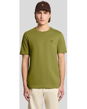 Lyle & Scott Cotton Crew Neck T-Shirt - Green