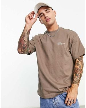 Dr. Denim Trooper Relaxed Fit T-Shirt - Brown