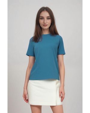 Secret Label Autograph Cotton T-Shirt - Blue