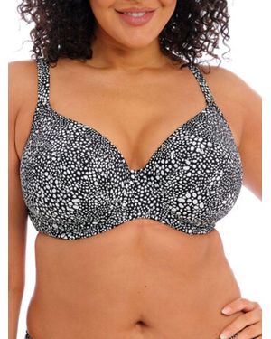 Elomi Pebble Cove Plunge Bikini Top - Grey