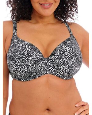 Elomi Pebble Cove Plunge Bikini Top - Grey