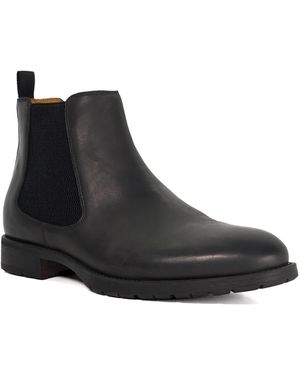 Dune Cohens Leather Chelsa Boots - Black