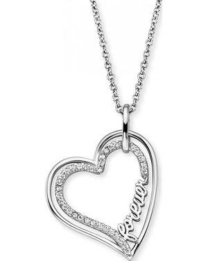 Engelsrufer Ern-Forever-Zi Ladies Necklace Sterling - Metallic