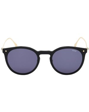 BMW Shiny Framed Lens Sunglasses Metal - Blue