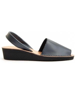 Purapiel Högklackad Sandal Ibisc24 Blå - Black