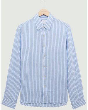 Peter Werth Pappworth Ls Shirt - Blue