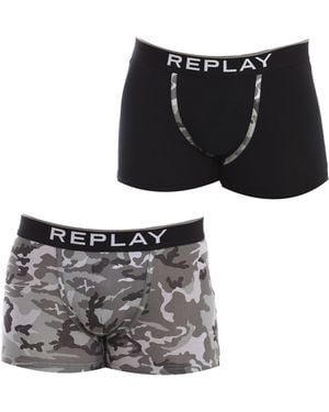 Replay Pack-2 Boxers I101196 - Black