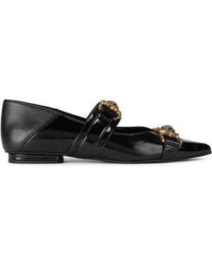 Kurt Geiger Mansion Point Slip On Ballet Flats - Black