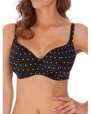 Freya Jewel Cove Sweetheart Bikini Top - Black