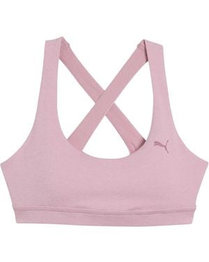 PUMA Cloudspun Sportbeha Zonder Beugels Voor - Roze