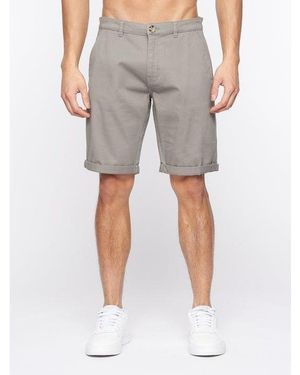 Crosshatch Sinwood Chino Shorts - Grey