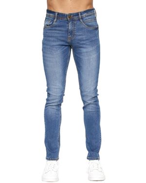 Duck and Cover Maylead Slim Jeans (Stone Wash) - Blue