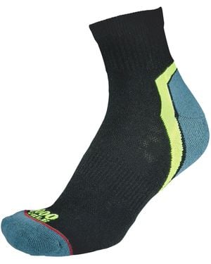 1000 Mile Socks Active Quarter Repreve Padded With Flat Toe Seam - Black