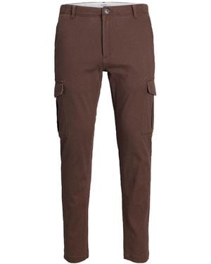 Jack & Jones Cargo Trousers Slim Fit - Brown