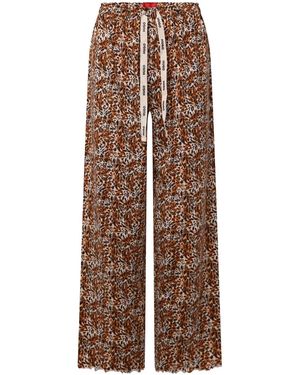 HUGO Stretch Jersey Pyjama Bottoms - Brown