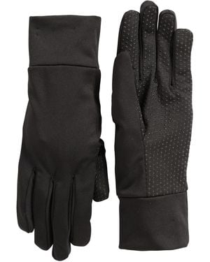 Mountain Warehouse 'Grippi' Lining Gloves Soft Breathable Quick Dry Stretchy Winter Mittens - Black