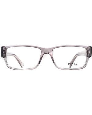 Prada Rectangular Transparent Ocean Prb09V - Brown