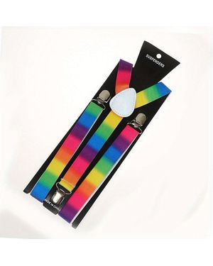 SVNX Vertical Stripe Braces - Blue