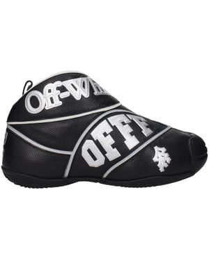 Off-White c/o Virgil Abloh Logo Slipon Sneakers - Zwart