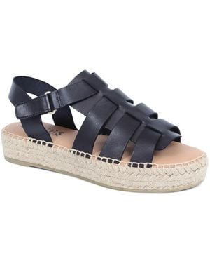 Jones Bootmaker Belisa Gladiator Flatform Sandals - Blue