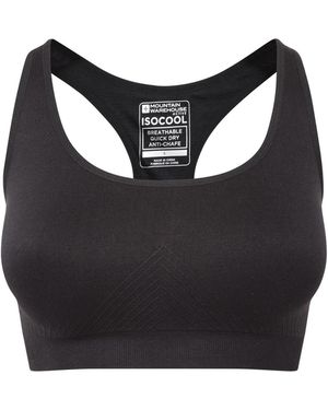 Mountain Warehouse Anti-Chafe Naadloze Sportbeha - Zwart
