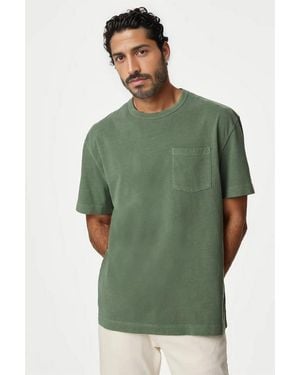 Secret Label Heavy Cotton Pocket T-Shirt - Green