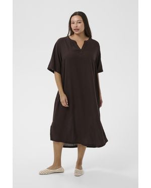 Kaffe Jurk Kcmille Jurk Loose Fit - Zwart