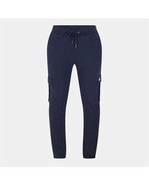 Born Rich Waygo Solid Patterned Slim Joggers - Blue