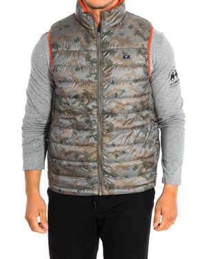 La Martina Sleeveless Jacket Tmo012-Pa062 - Grey